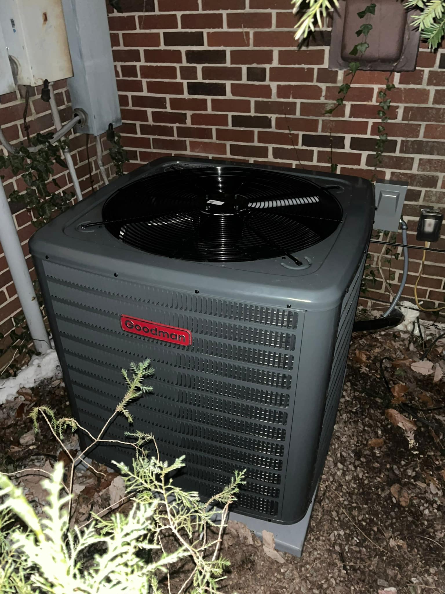 Goodman outdoor AC condenser unit