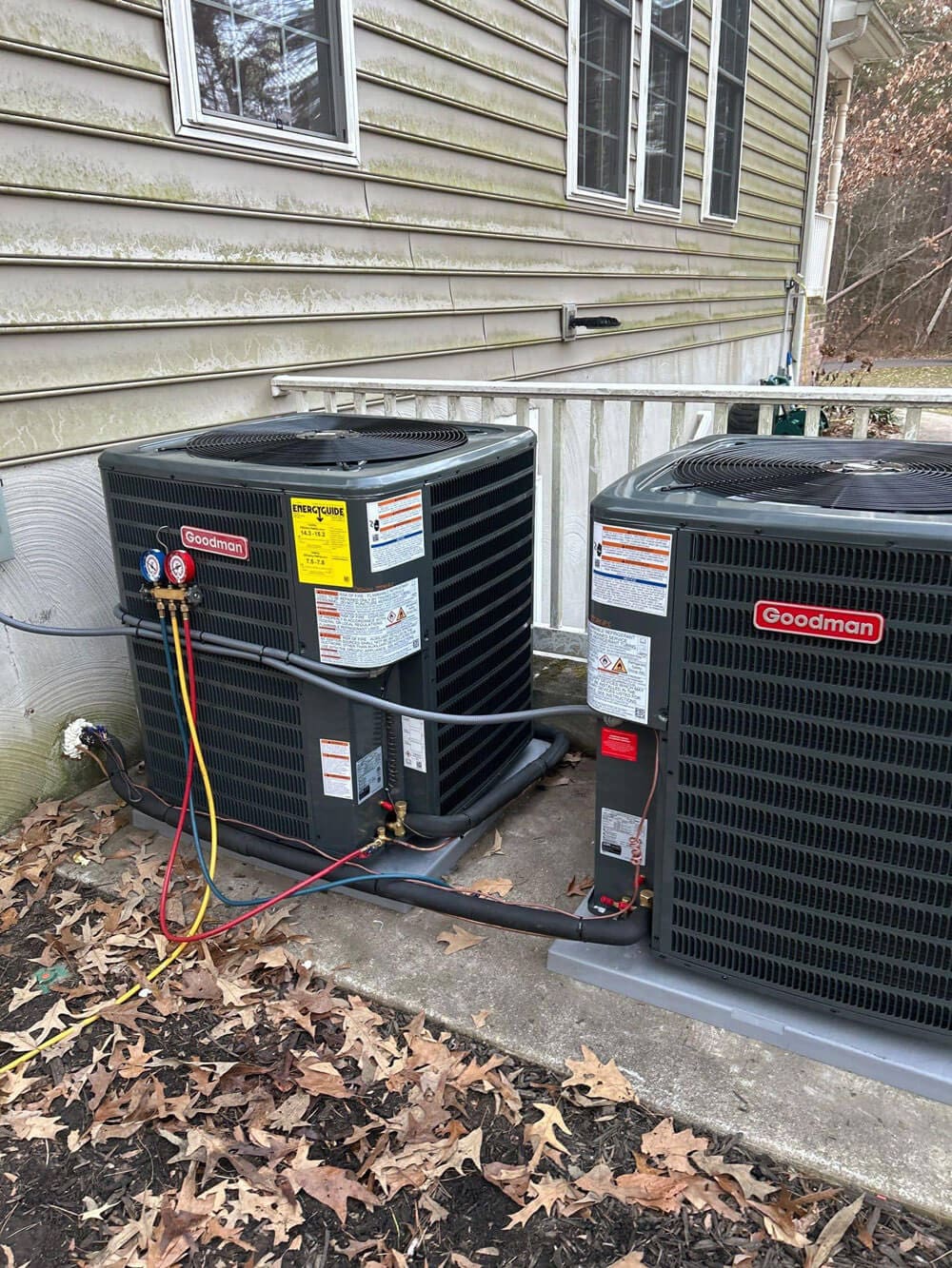 Gallery Dual Goodman AC condenser units